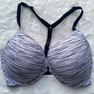Victoria's Secret PINK Women's Wear Everywhere Push-Up Bra Heather Gray, 32DD